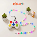 Rhythm Light Chase Game Dual Mode Sensory Toy Rechargeable Reaction Game LED Music Light Matching Family Fun Stress Relief