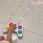 Rhythm Light Chase Game Dual Mode Sensory Toy Rechargeable Reaction Game LED Music Light Matching Family Fun Stress Relief