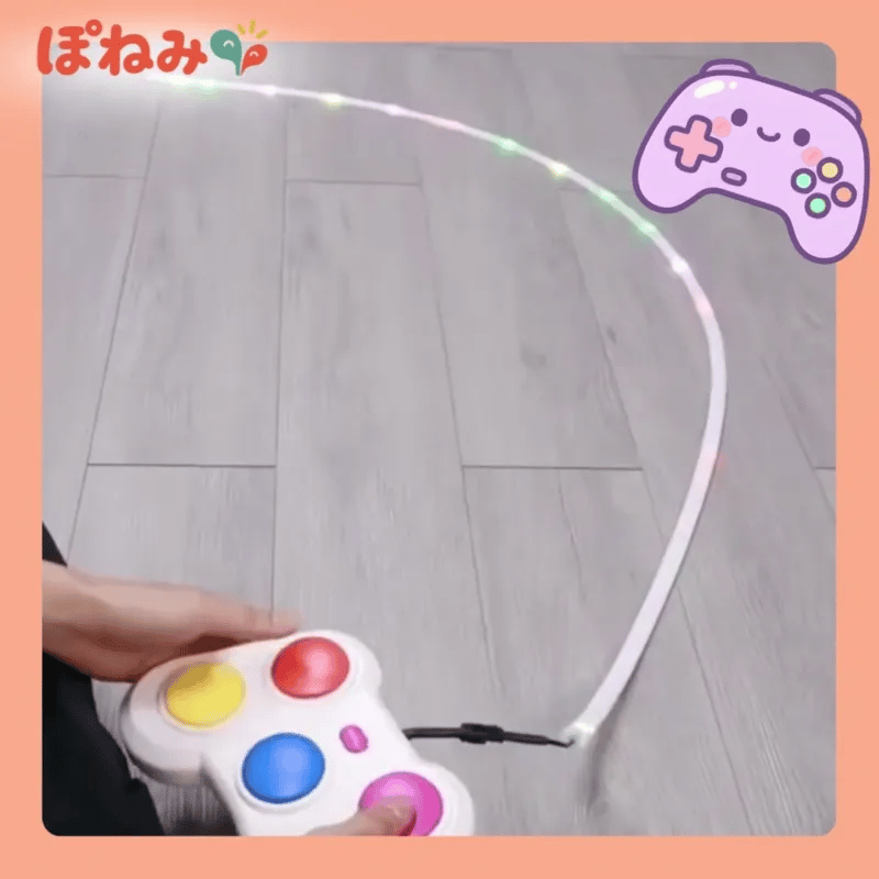 Rhythm Light Chase Game Dual Mode Sensory Toy Rechargeable Reaction Game LED Music Light Matching Family Fun Stress Relief