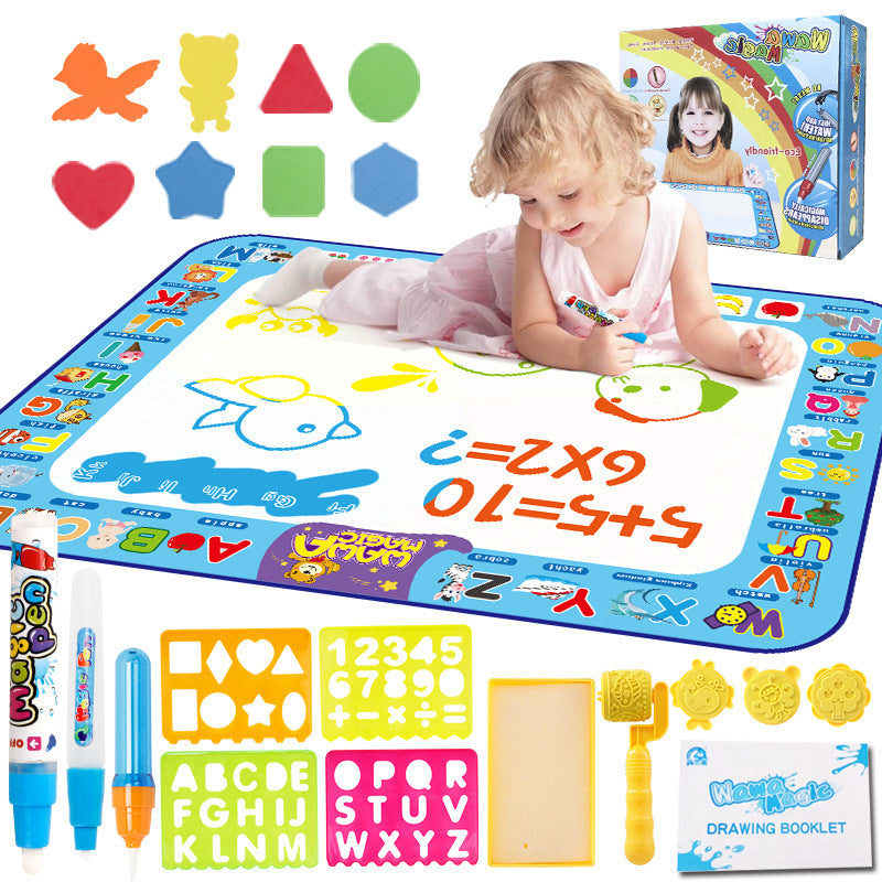 Amazon cross-border children's water canvas magical oversized water canvas painting pad writing board graffiti puzzle children's painting