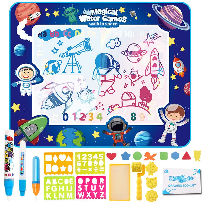 Amazon cross-border children's water canvas magical oversized water canvas painting pad writing board graffiti puzzle children's painting