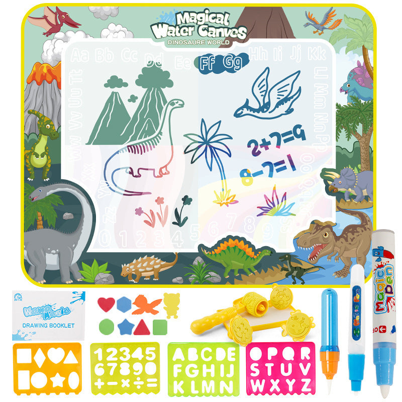 Amazon cross-border children's water canvas magical oversized water canvas painting pad writing board graffiti puzzle children's painting