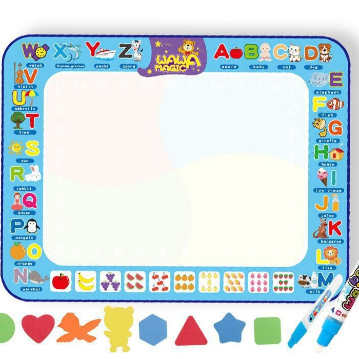 Amazon cross-border children's water canvas magical oversized water canvas painting pad writing board graffiti puzzle children's painting